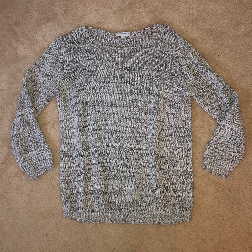 Grey knit sweater